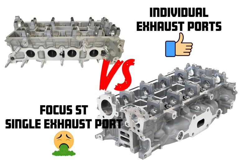 Traditional vs Single Port Exhaust Head