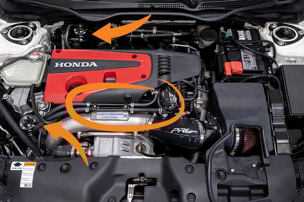Radium Catch Cans Honda Civic Type R FK8 FL5